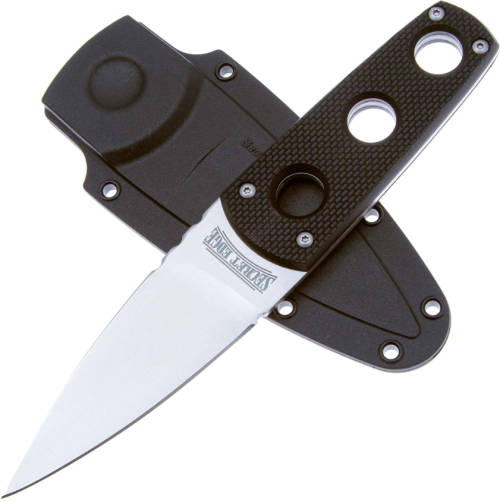 SECRET EDGE NECK KNIFE WITH CHAIN & HARD PLASTIC SHEATH!!!