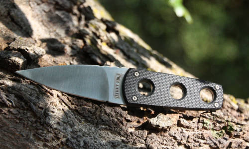 SECRET EDGE NECK KNIFE WITH CHAIN & HARD PLASTIC SHEATH!!!