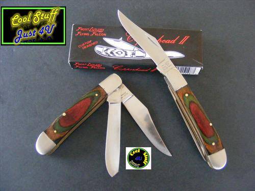 FLYING FALCON DOUBLE BLADED FOLDING KNIFE!!!