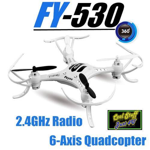 QUADCOPTER FY530 WITH 6 AXIS & 2.4GHZ RADIO CONTROL - GREAT FUN!!!