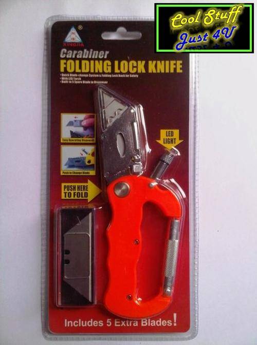 CARABINER FOLDING LOCK KNIFE!!!