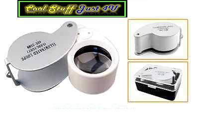 40 X -25MM JEWELLERS LOEPE WITH POWERFUL DOUBLE LED LIGHT!!!