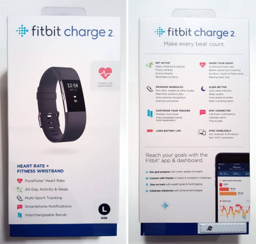 FITBIT Charge 2 Heart Rate + Fitness