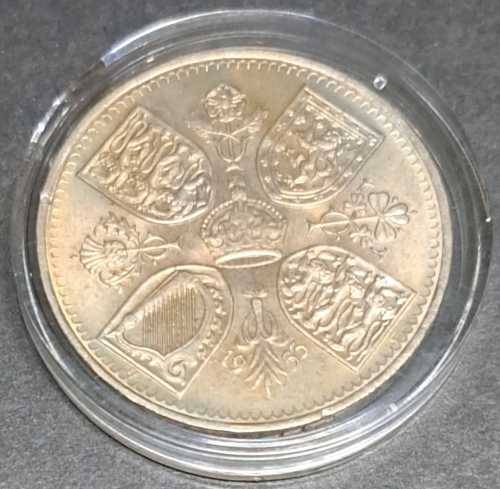 FIVE- SHILLINGS  1953 BRITT COIN.