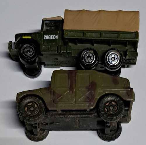 2 MILITARY  TOY TRUCK`S. 8CM