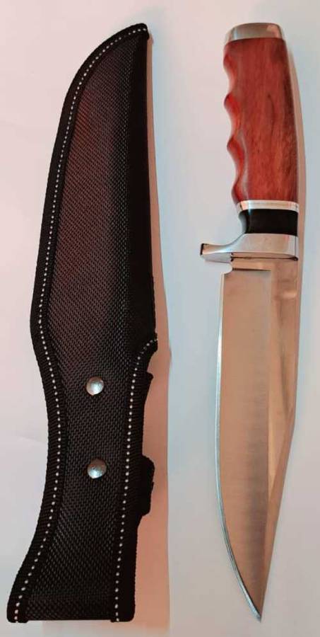 COLUMBIA HUNTING KNIFE STAINLESS STEEL OUTDOOR  SA66 &SHEATH (28CM) NEW.? ??