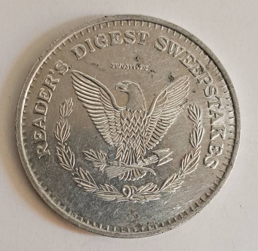READERS DIGEST SWEEPSTAKES COIN/TOKEN  **SCARCE ** !!!!!