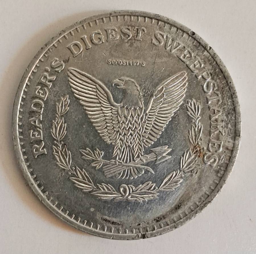 READERS DIGEST SWEEPSTAKES COIN/TOKEN  **SCARCE ** !!!!!