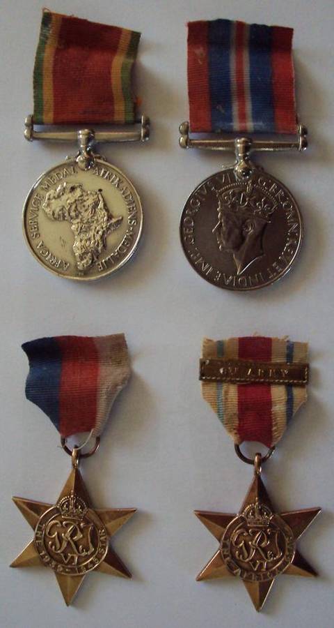 WWII Medals - 134768 J.C. Scott