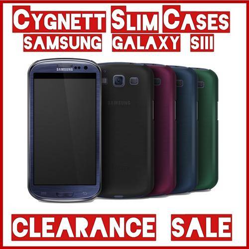 Cygnett Slim Glossy Hard Case for Galaxy SIII S3 (i9300) Frosted Black - CLEARANCE SALE