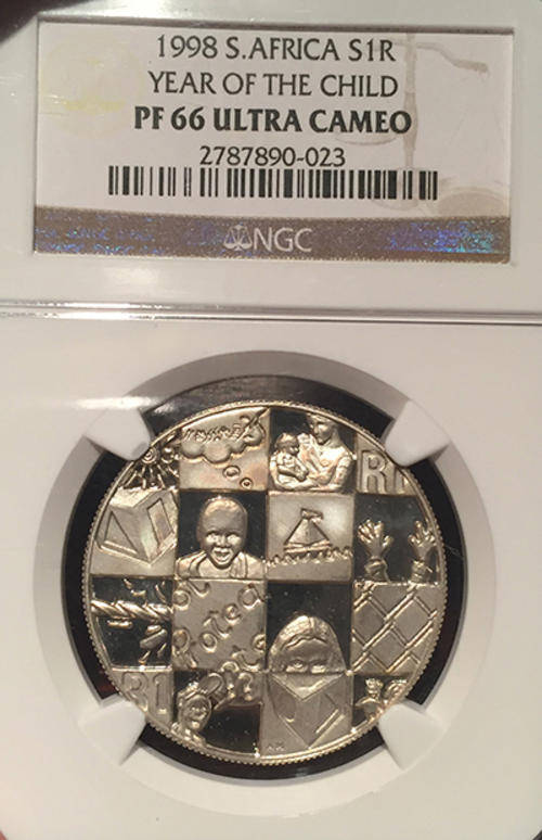 # 1998 NGC SLABBED YEAR OF THE CHILD R1 SILVER PF66