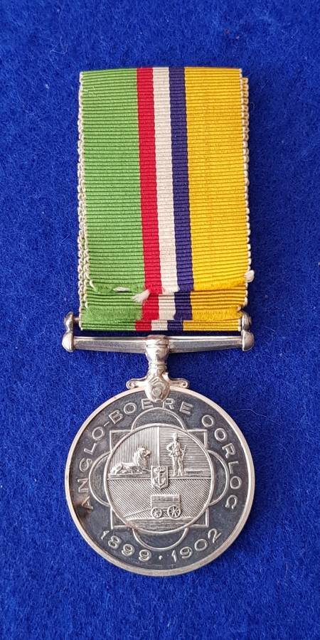ANGLO BOER WAR - ABO MEDAL - BURGER J.A.ENSLIN - Full Size Medal