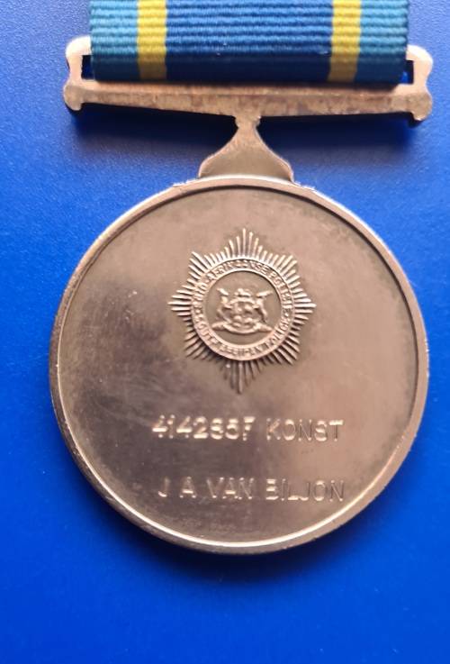 SAPS  -  75th ANNIVERSARY MEDAL  -  FULL SIZE