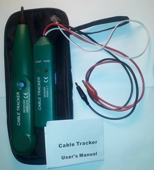 Cable tracker / wire finder / wire tracer with continuity tester
