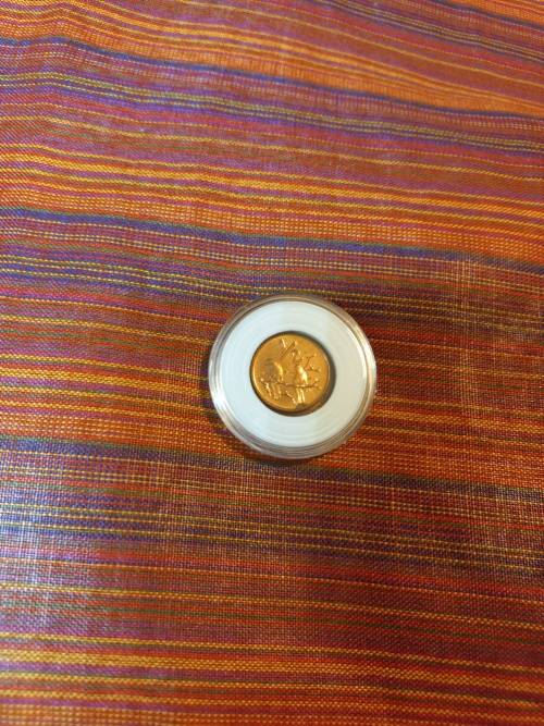 Proof 1 x 1971 South Africa 1/2c  In plastic coin capsule