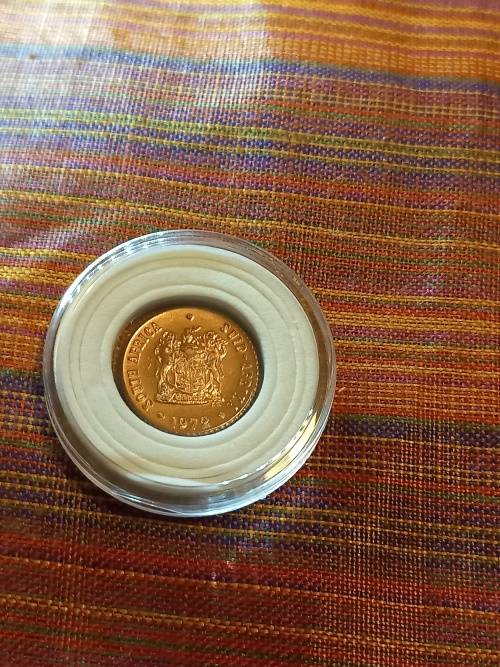 Proof 1 x 1972 South Africa 1/2 c High Grade