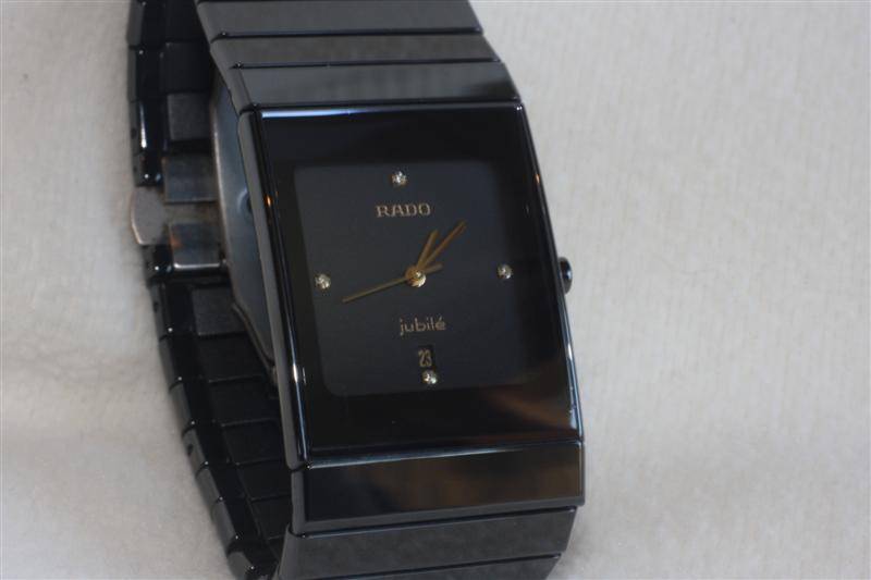 Rado Jubile Diastar black mens black daimond face watch