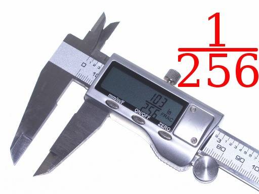8" (200mm) Metal Housed Fractional Digital Vernier Caliper