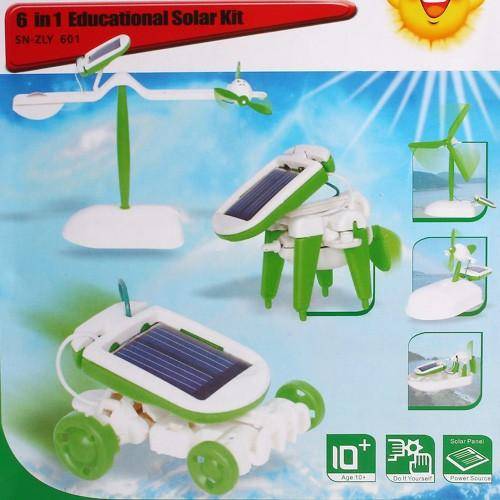 6 in 1 Educational Solar Powered Manual Assemble Kit