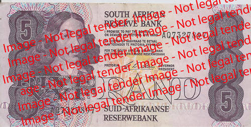 5 Rand Bank note