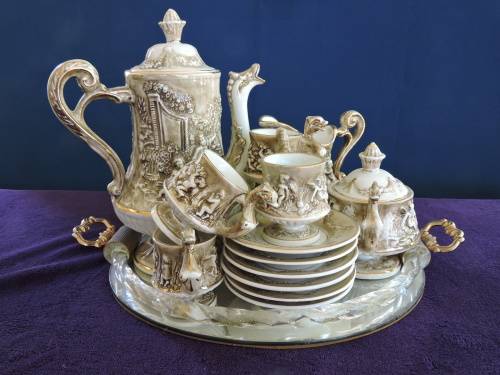 Capodimonte coffee set
