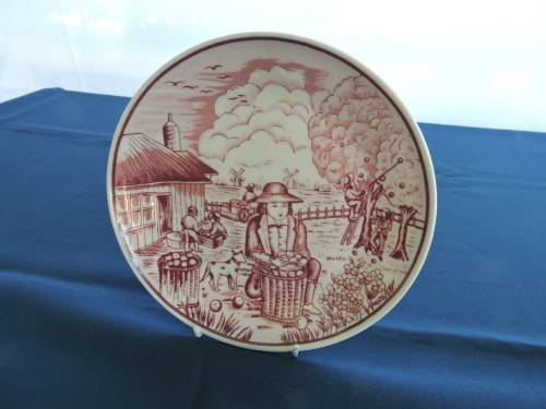 Delft wall plate
