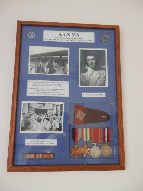 Nuring Assistant A.P.Rae WWII Medals