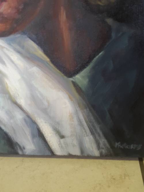 MEDITATION  BEAUTIFULL PAINTING BY FULL TIME ARTIST MARIETTE PRETORIUS
