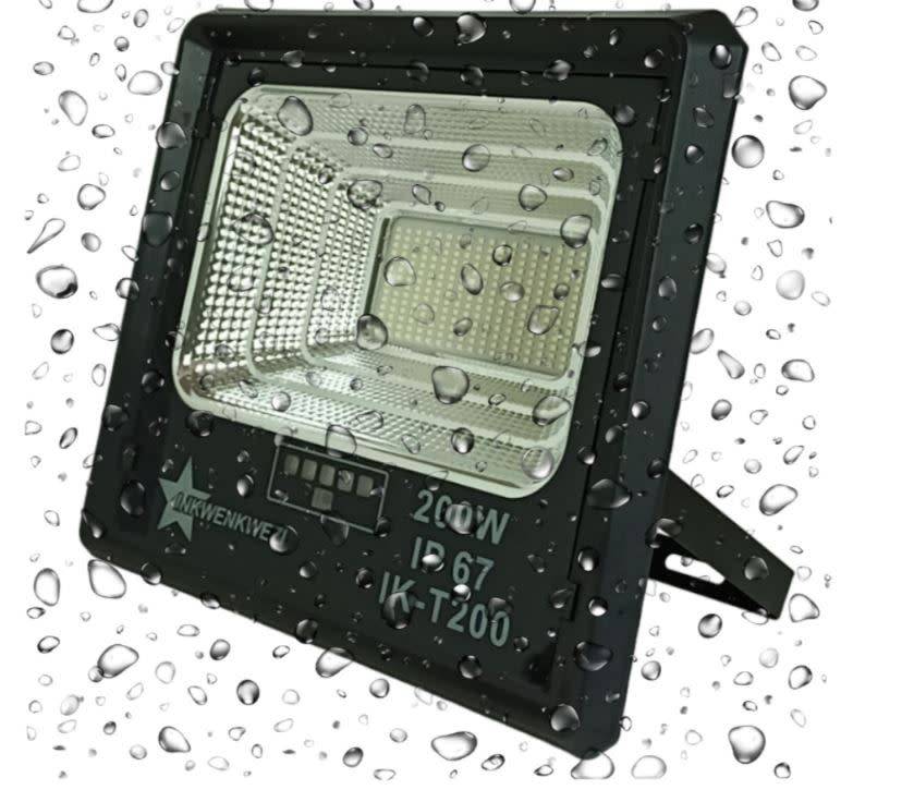 200W IK-T200 Rechargeable IP67 Solar Flood