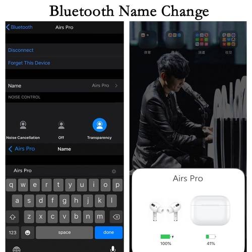 Airpod Gen 2/3/4 Wireless Headphones Bluetooth 5.0 Noise Canceling Low Sports Earbuds