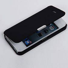 Iphone 5G Flip Cover/Pouch (Black)
