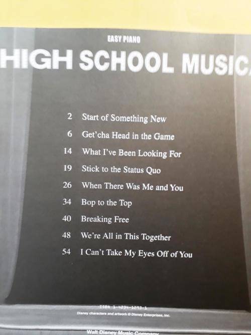 High School Musical [arr. for easy piano]