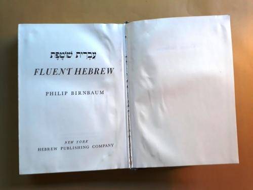 Fluent Hebrew, Philip Birnbaum