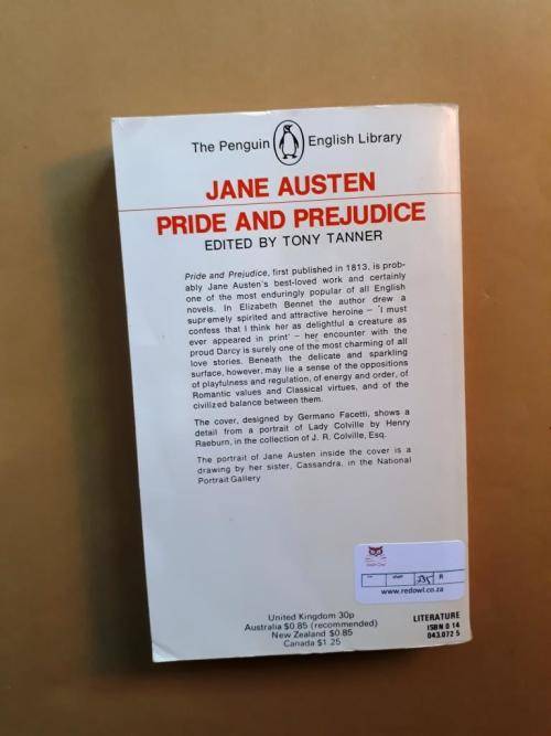 Pride and Prejudice, Jane Austen