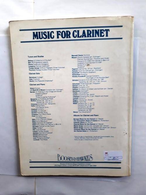 The Clarinet - A Comprehensive Method, Thurston/Frank