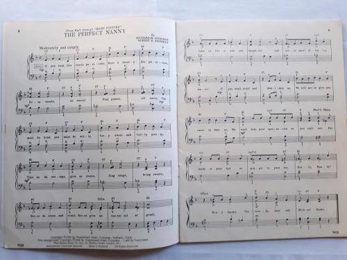 Songs from "Mary Poppins" arr. for easy piano, Sherman/Sherman