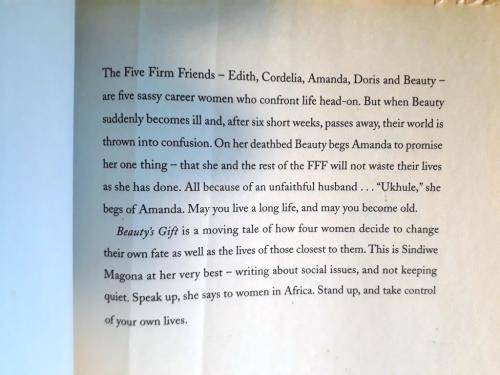 Beauty's Gift, Sindiwe Magona