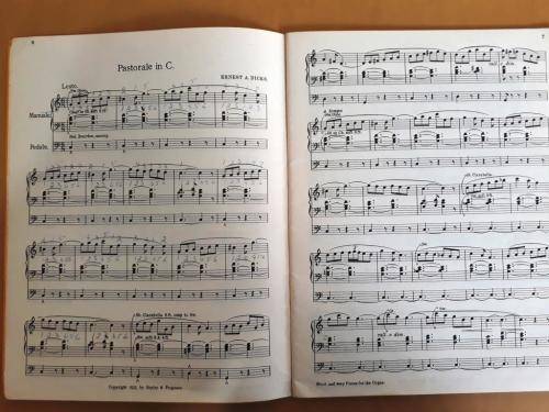 Short and Easy Pieces for the Organ, Book 1,  E.A. Dicks