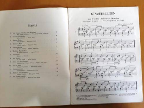 Kinderszenen (Scenes from Childhood), Opus 15, Robert Schumann (for solo piano)