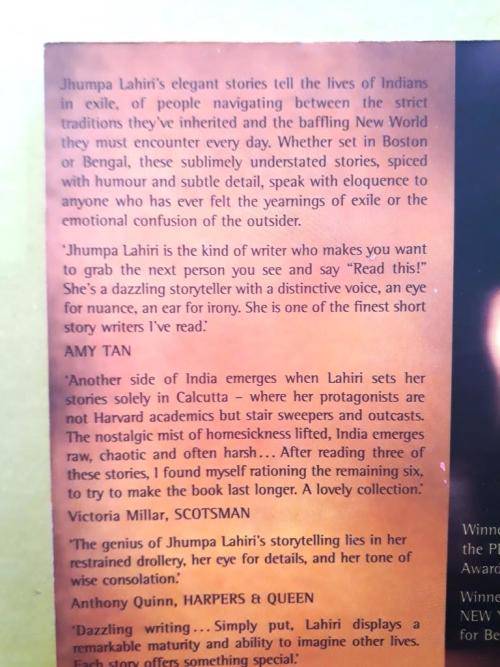 Interpreter of Maladies, Jhumpa Lahiri
