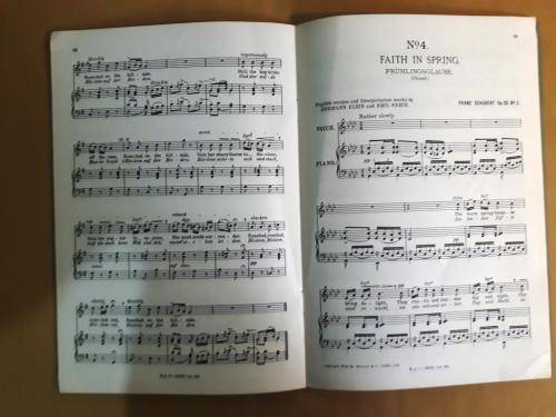 Lieder in English, Vol. 1, Six Songs for Soprano, F.P. Schubert