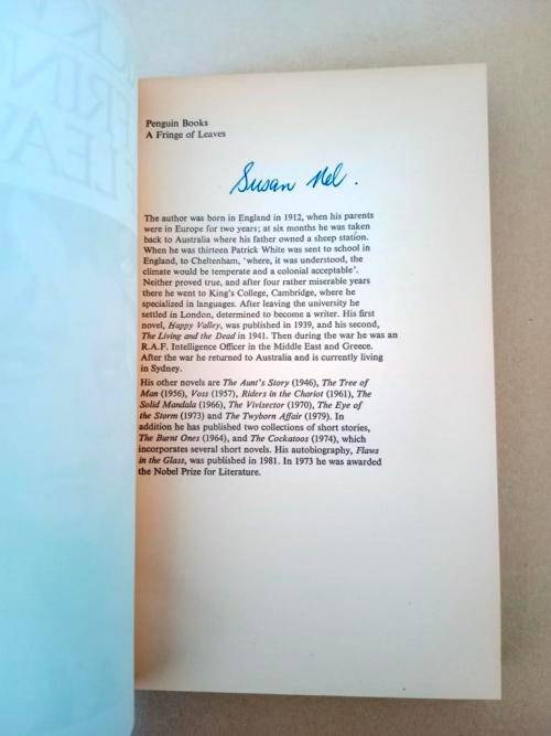 A Fringe of Leaves, Patrick White