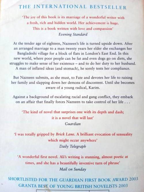 Brick Lane, Monica Ali