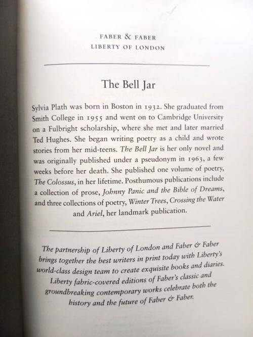 The Bell Jar, Sylvia Plath