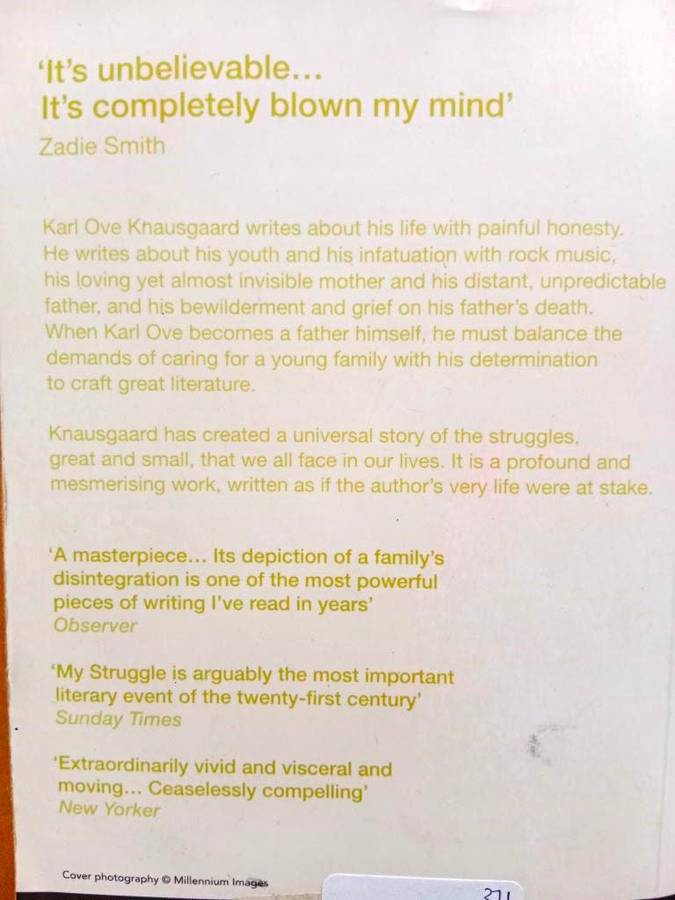 A Death in the Family, Karl Ove Knausgaard