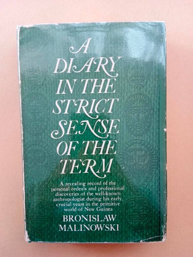 A Diary in the Strict Sense of the Term, Bronislaw Malinowski