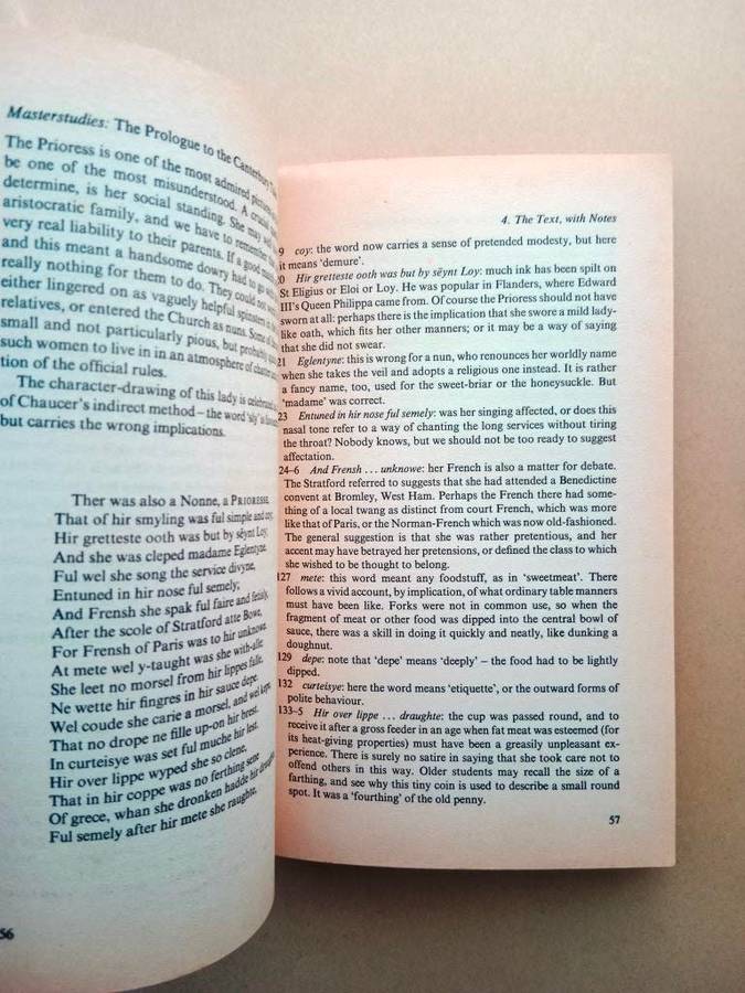 Geoffrey Chaucer, The Prologue to the Canterbury Tales, A Critical Study, John Cunningham