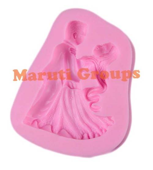 Wedding Couple Silicone fondant / Mould