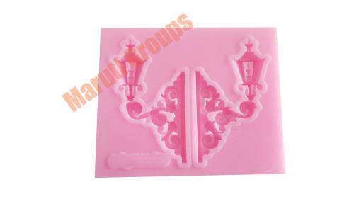 Frame Border silicone mould / Scrolls Border silicone fondant mould