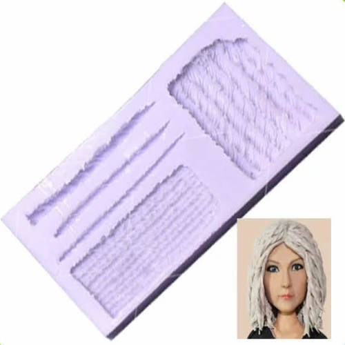 Hair texture Silicone Mould